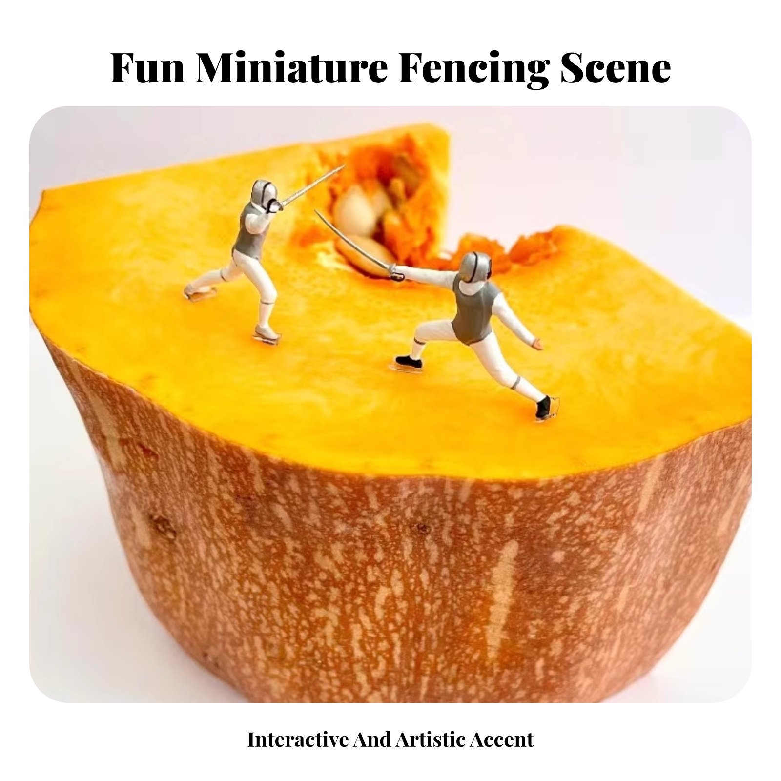 Photography Landscape - 1:64 Scale Fencer Figure Collectible 1:64