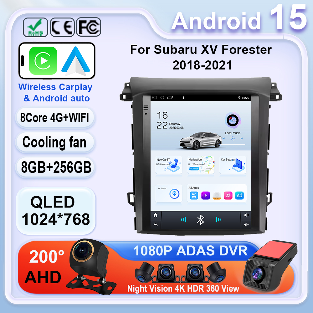 Photography Xv - 9.7 Inch QLED For Subaru XV