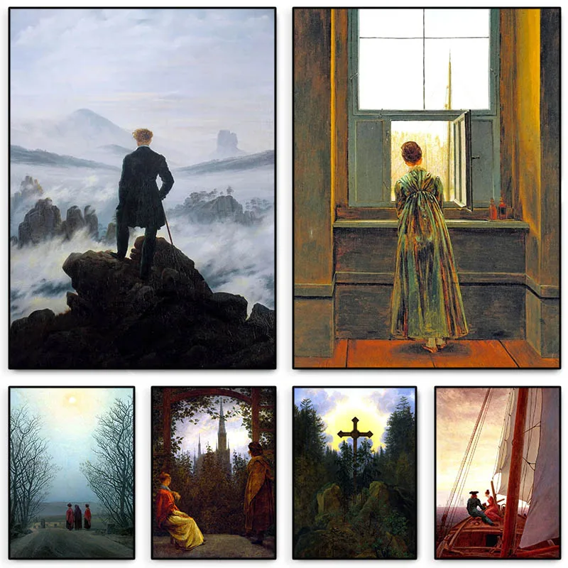 Photography Landscape - Caspar David Friedrich Artwork Posters Classical