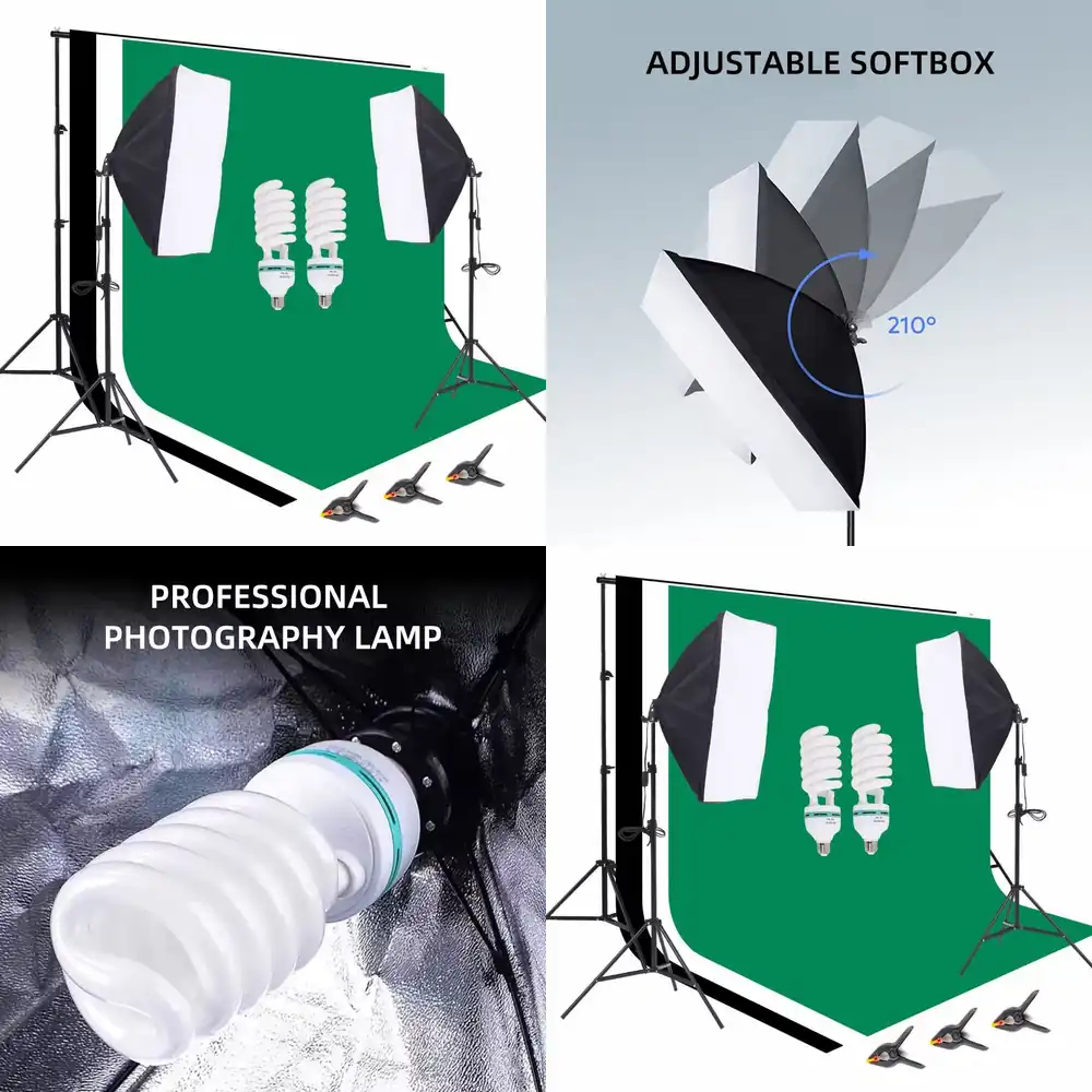 Photography Umbrella Lights - 1 Photo Studio Equipment 2.6*3m Background
