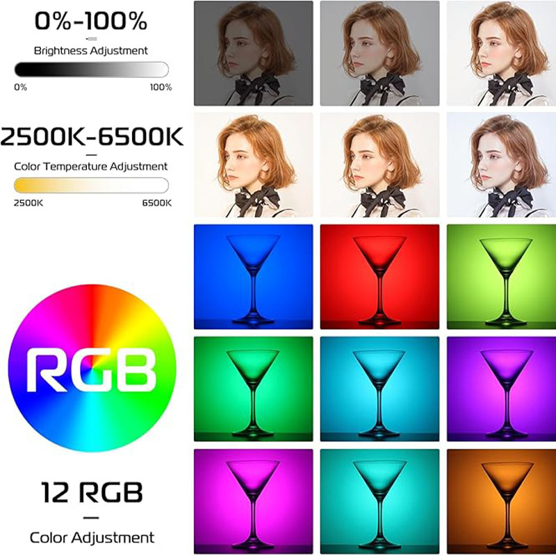 ​Ulanzi VL66RGB Bi-color RGB F - Photography Umbrella Lights avis et prix