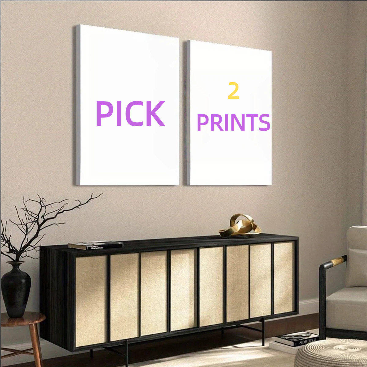 2pcs/set of custom canvas phot - Photography Landscape avis et prix