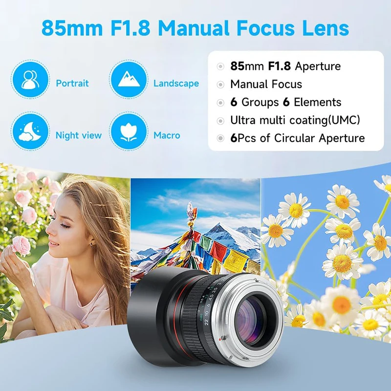 Lightdow 85mm F1.8 Medium Tele - Photography Gear avis et prix