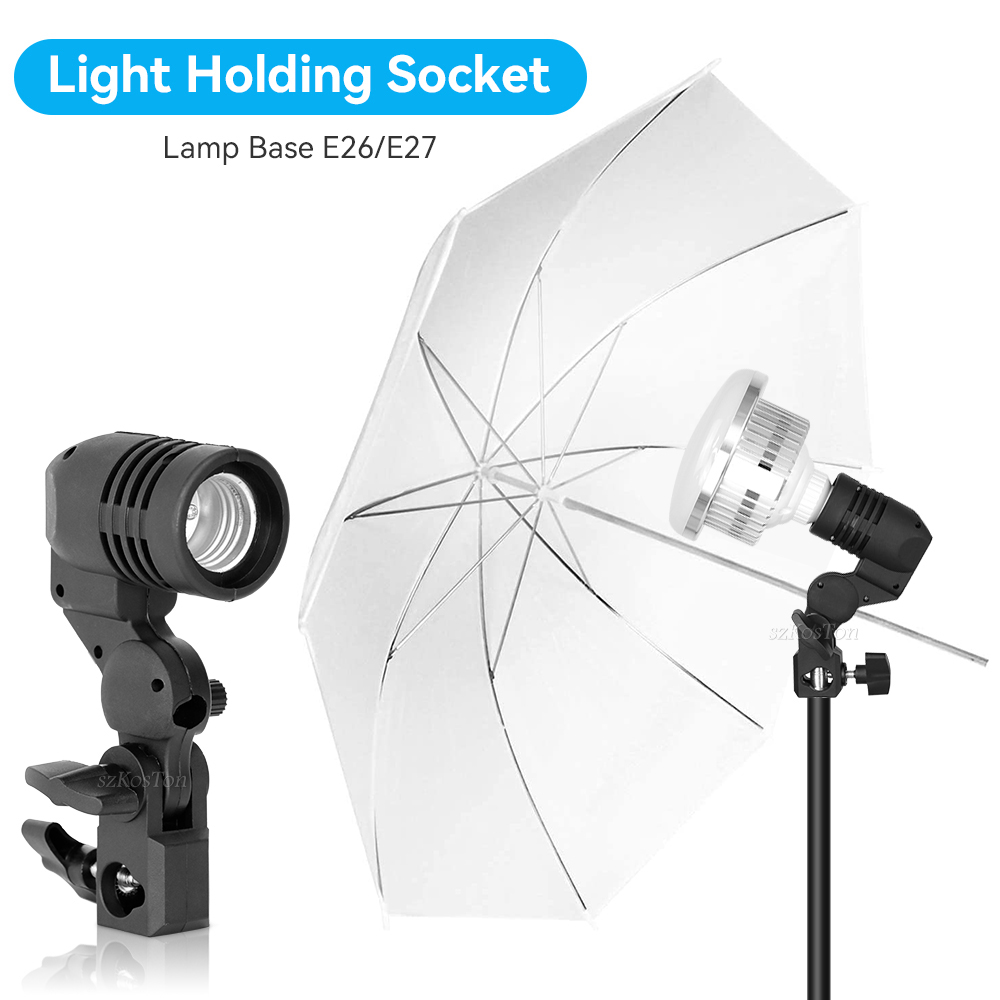 2PCS/1PC E27 Single Head Bulb  - Photography Umbrella Lights avis et prix
