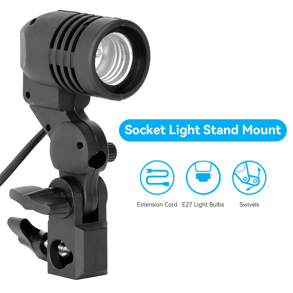 2PCS/1PC E27 Single Head Bulb  - Photography Umbrella Lights avis et prix