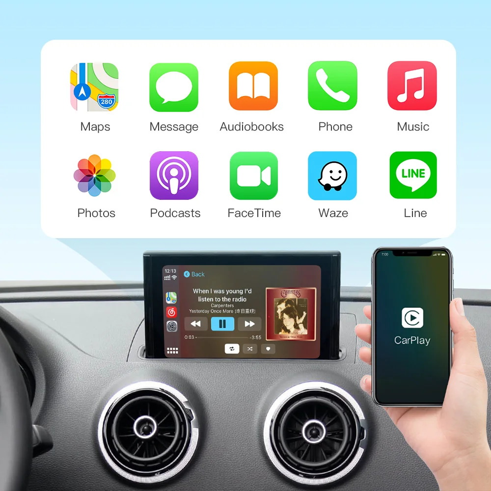 Wireless CarPlay Android Auto  - Photograph Mp3 avis et prix