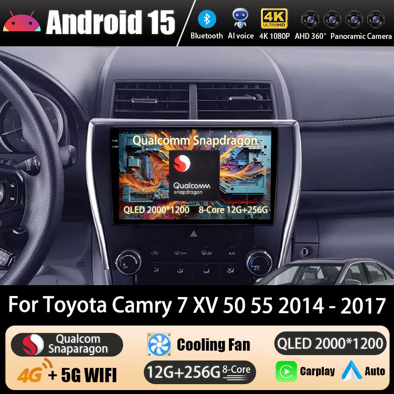 Android 15 Car Radio For Toyot - Photography Xv avis et prix