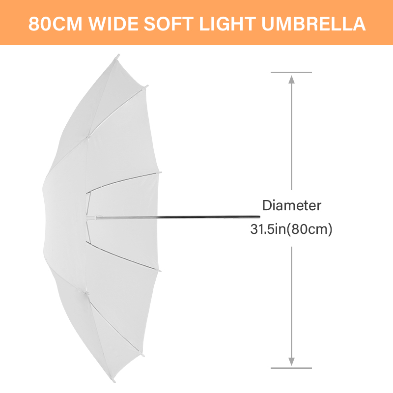 76 * 80cm X4 Transparent White - Photography Umbrella Lights avis et prix