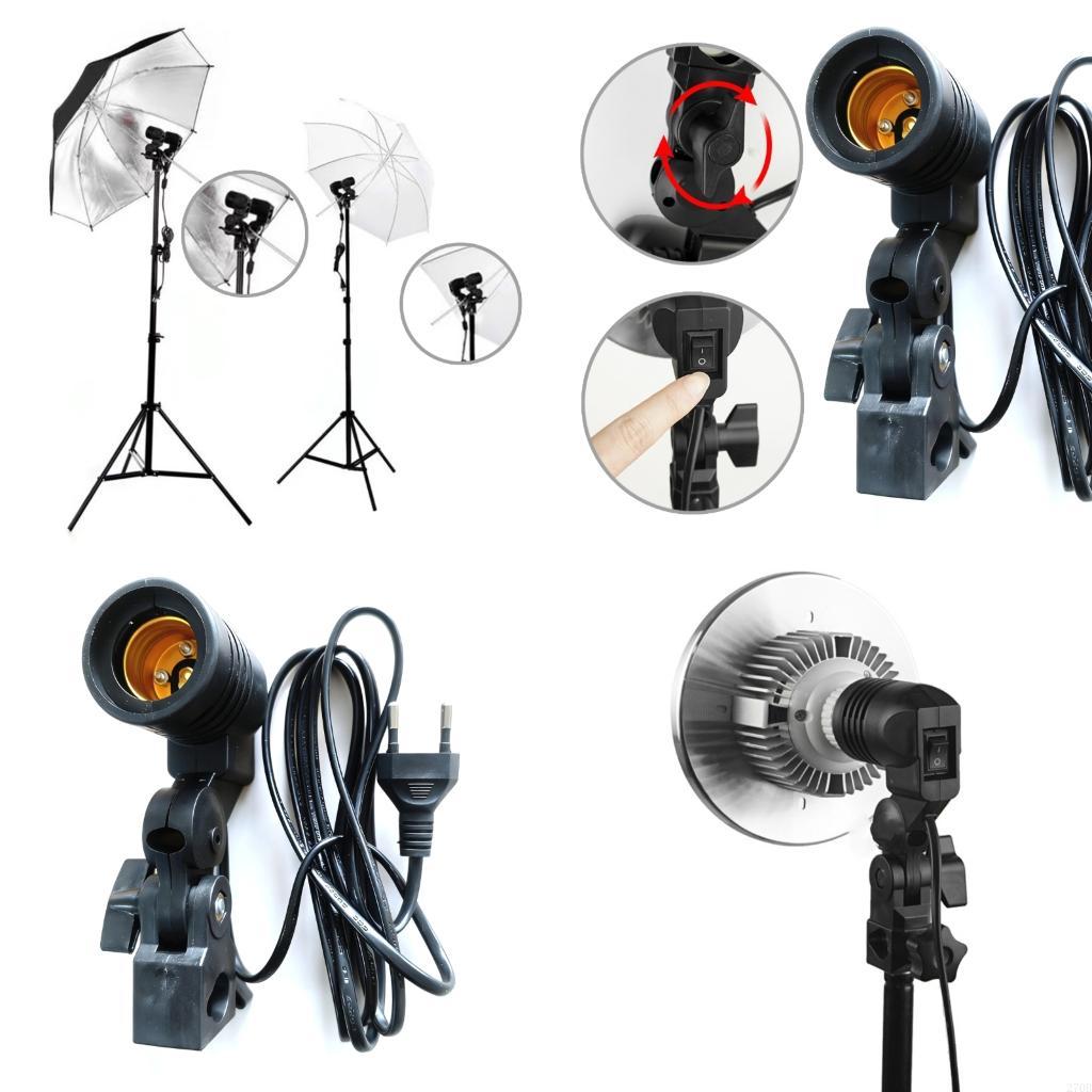  E27 Light Socket Mount with B - Photography Umbrella Lights avis et prix