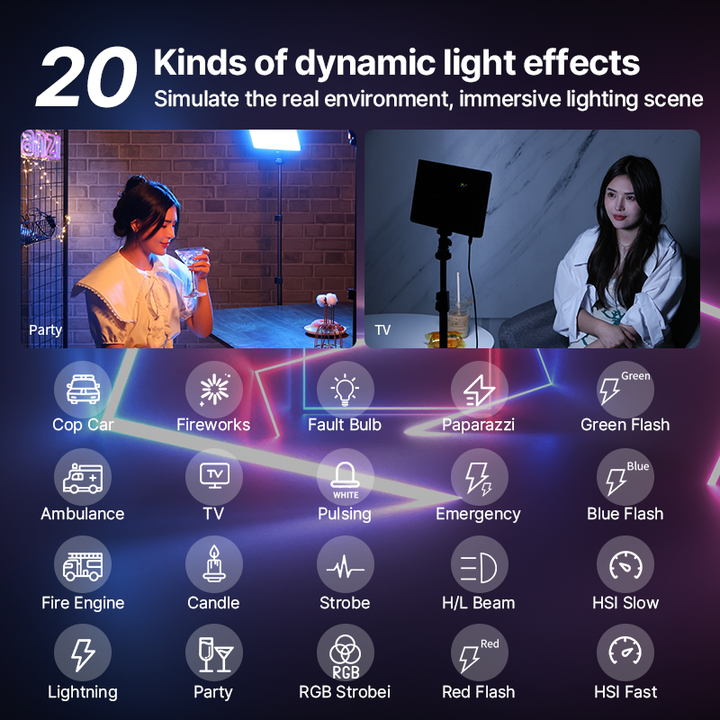 Ulanzi LT003 15W RGB Video Lig - Photography Umbrella Lights avis et prix