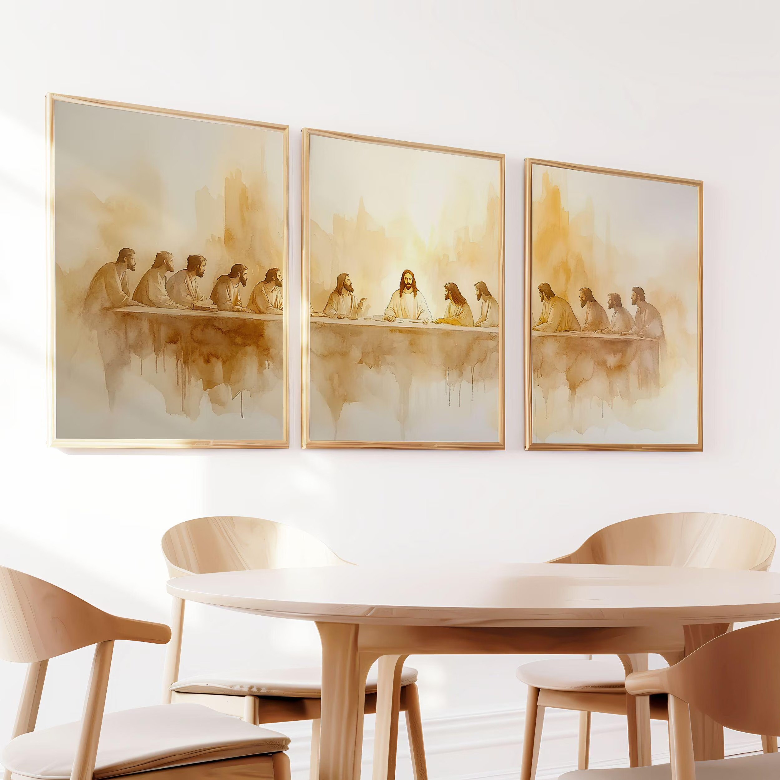 3pcs/set The Last Supper Wall  - Photography Course avis et prix