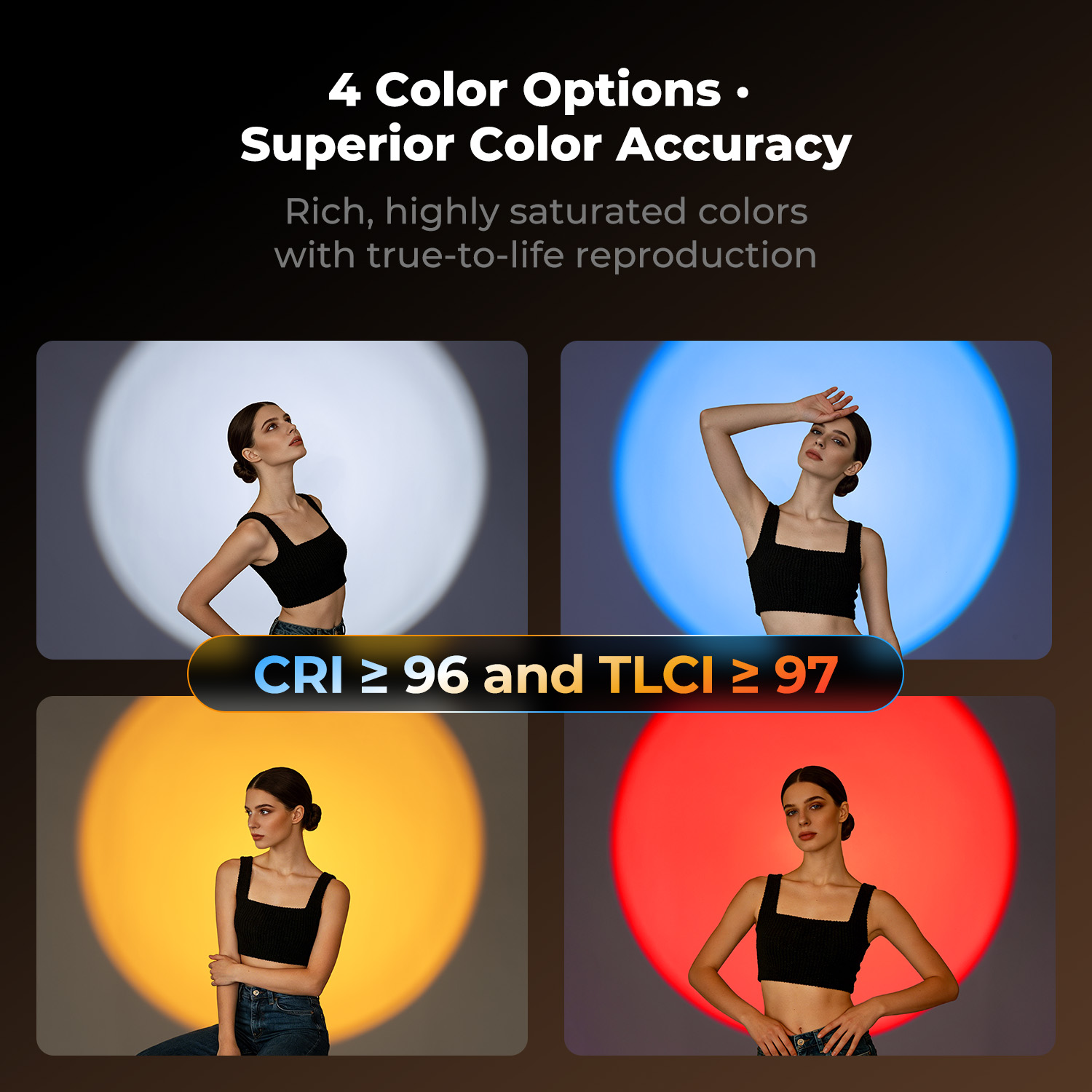 K&F CONCEPT SP25C RGB LED Vide - Photography Umbrella Lights avis et prix