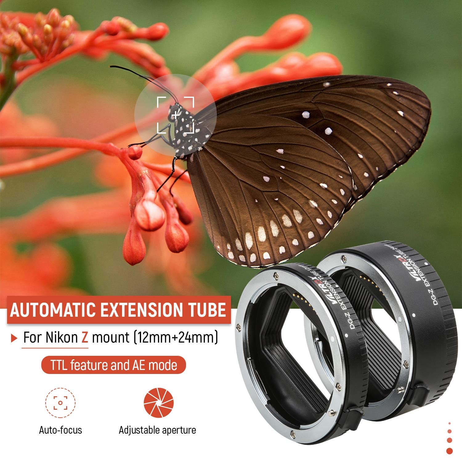 Viltrox DG-Z Auto Focus AF Mac - Macro Extension Tube avis et prix