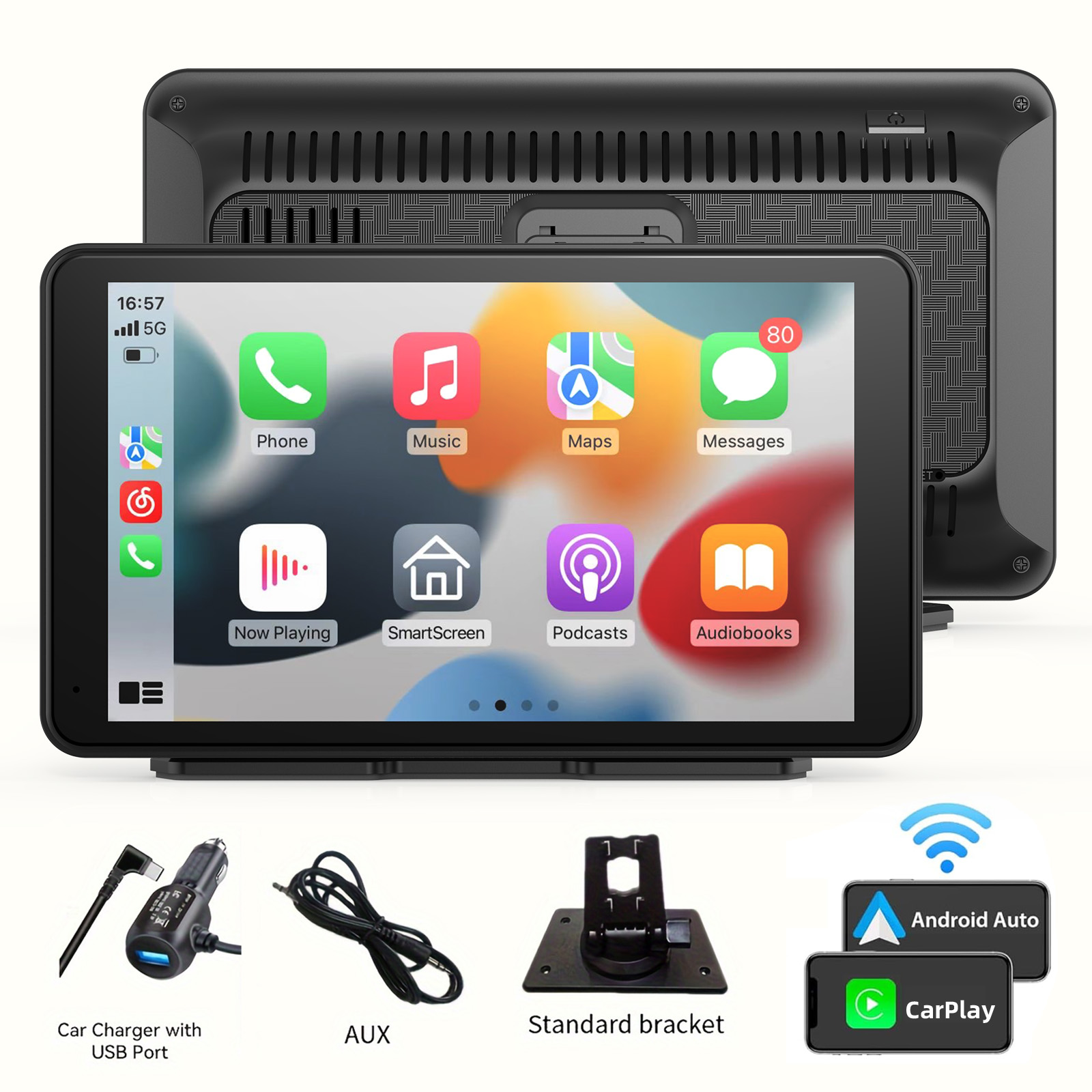 Portable Apple Carplay/Android - Photograph Mp3 avis et prix