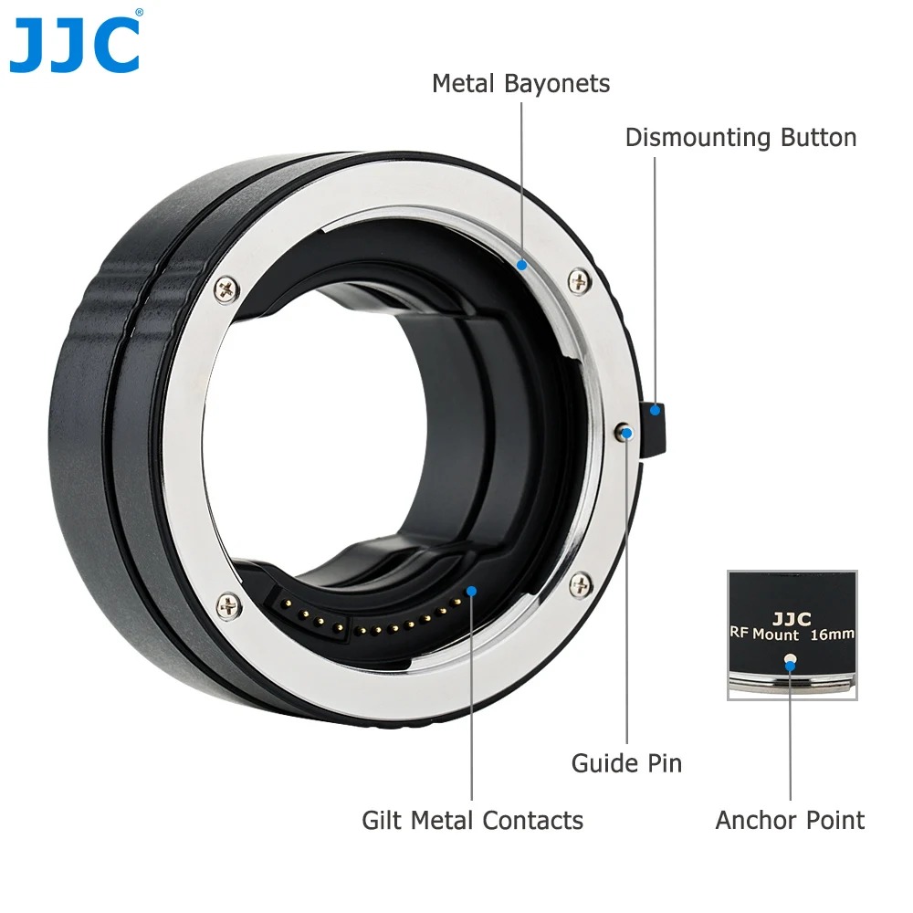 JJC RF Mount Auto Focus Macro  - Macro Extension Tube avis et prix