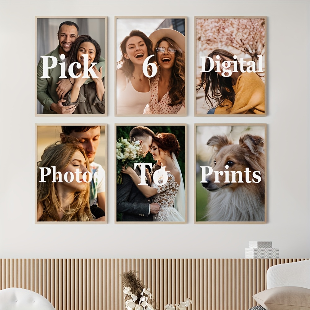 6pcs/set Custom Canvas Prints  - Photography Course avis et prix